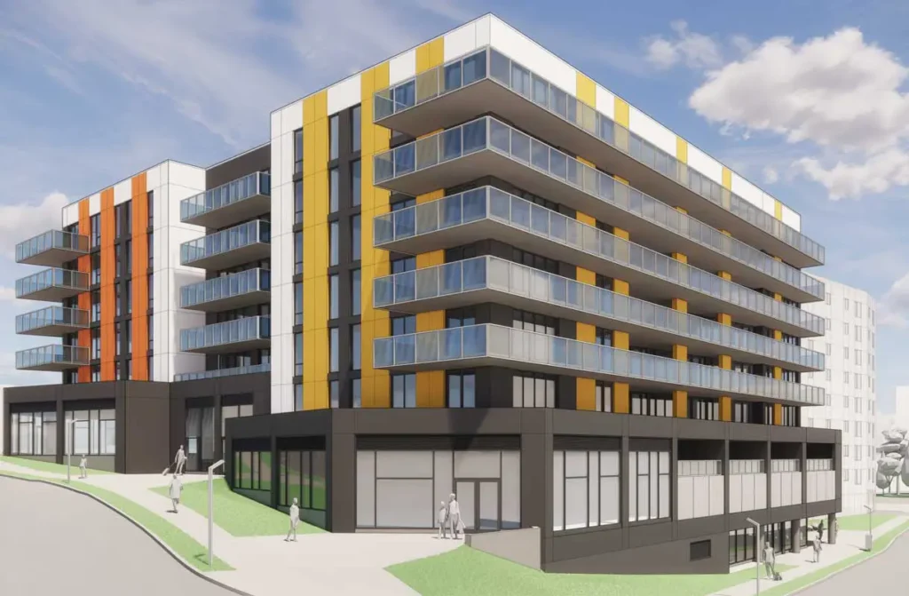 Port West apartment building in Fairview Halifax Nova Scotia by United Gulf Developments