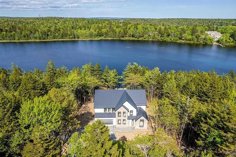 103 Canoe Crescent, Hammonds Plains Aerial view of a house at 103 Canoe Crescent, Hammonds Plains