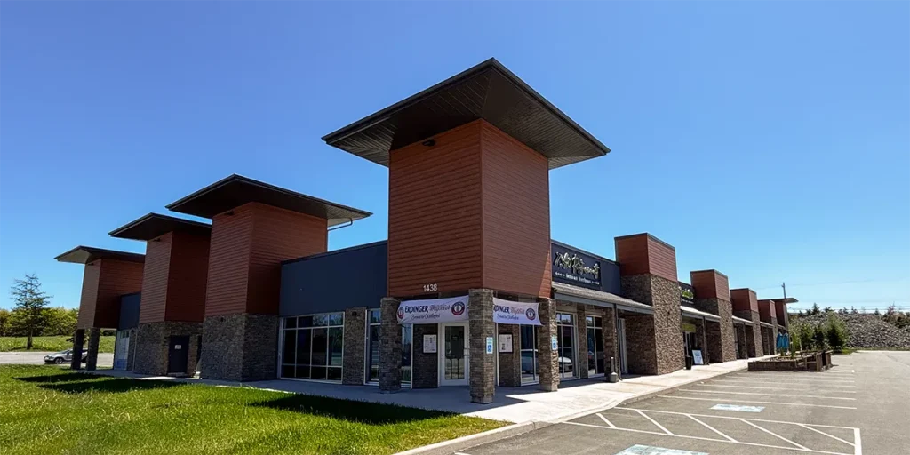 Voyageur Lakes Plaza Image of Voyageur Lakes Plaza, a commercial hub within the Voyageur Lakes community on Hammonds Plains Road in Hammonds Plains, Nova Scotia