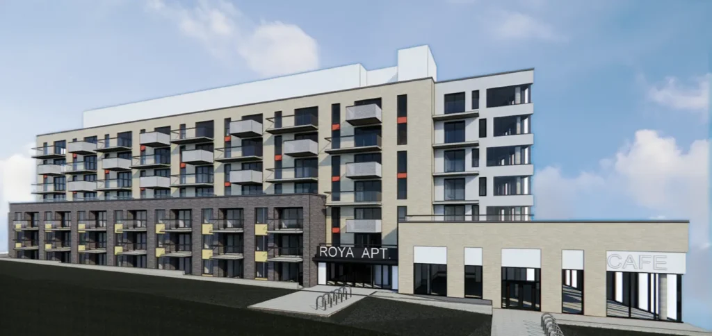 Roay apartment building in Fairview Halifax Nova Scotia by United Gulf Developments
