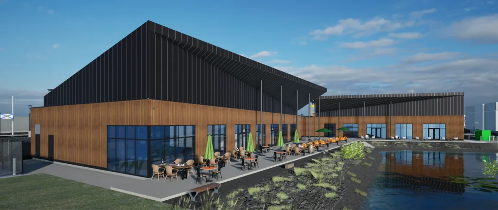 Pondside Conceptual Design Conceptual design vision of Pondside, a new commercial plaza in development in Hammonds Plains, Nova Scotia