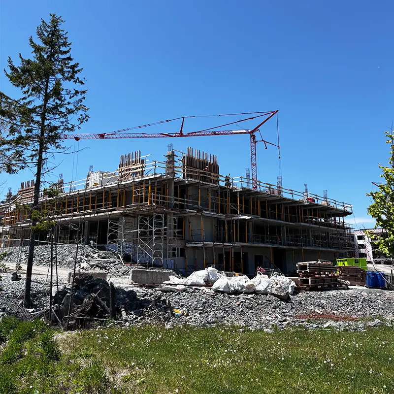 Shiraz Gardens apartment building under construction in Hammonds Plains, Nova Scotia